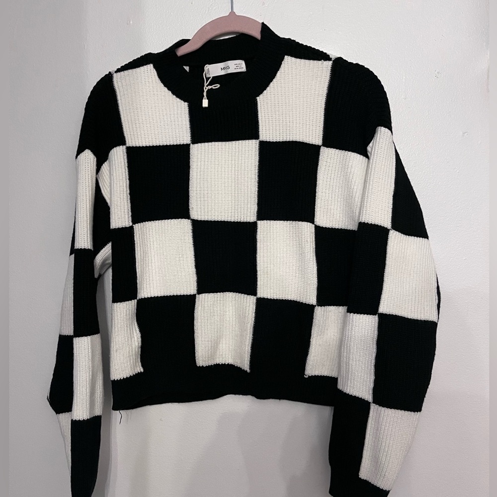 Checkered sweater